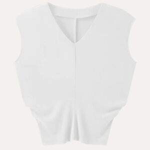 OGL Move Sandwashed Crewneck Cap Sleeve top - Medium